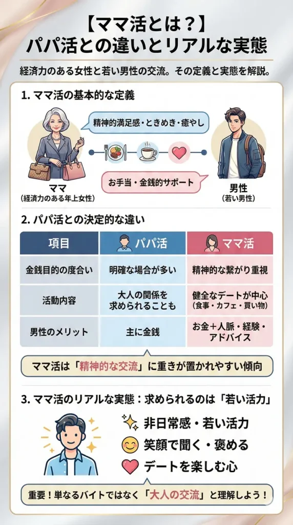 ママ活とは？パパ活との違い